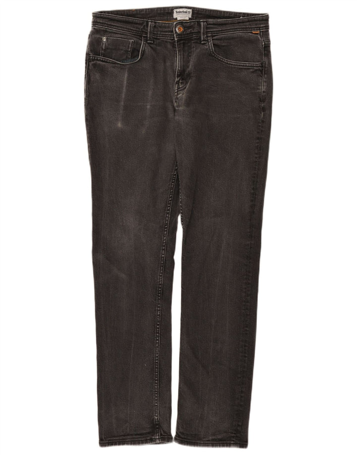 Timberland Dame Slim Jeans W32 L32 Grå Bomuld