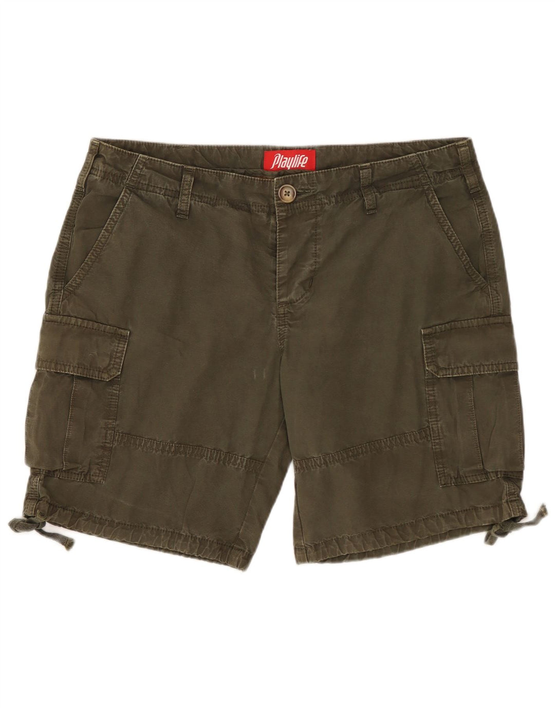 Playlife Dame Cargo Shorts IT 44 Medium W32 Khaki
