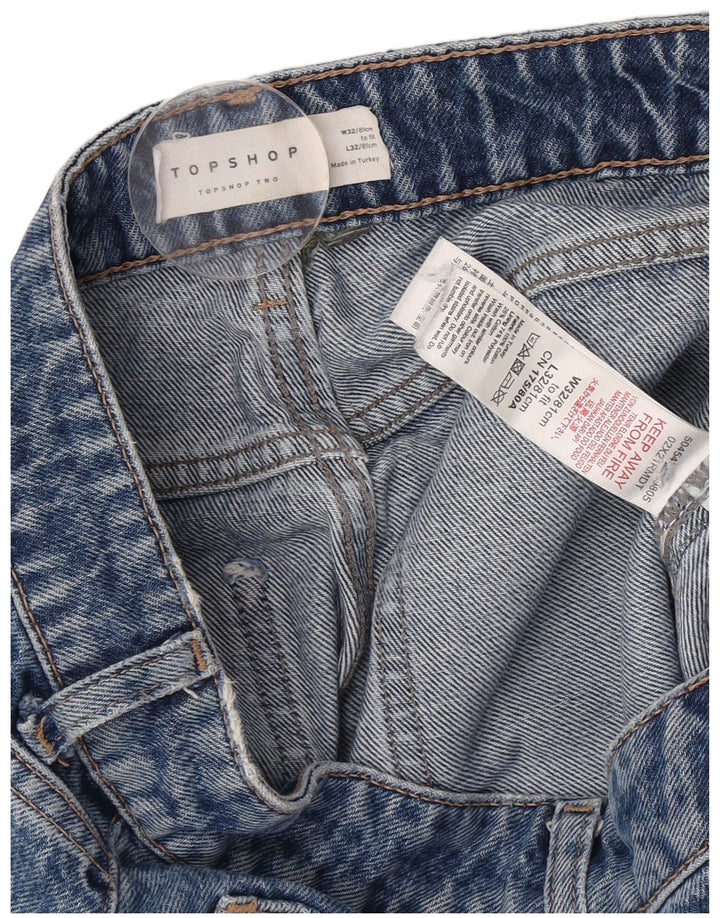Topshop Dame Bootcut Jeans W32 L32 Blå Bomuld