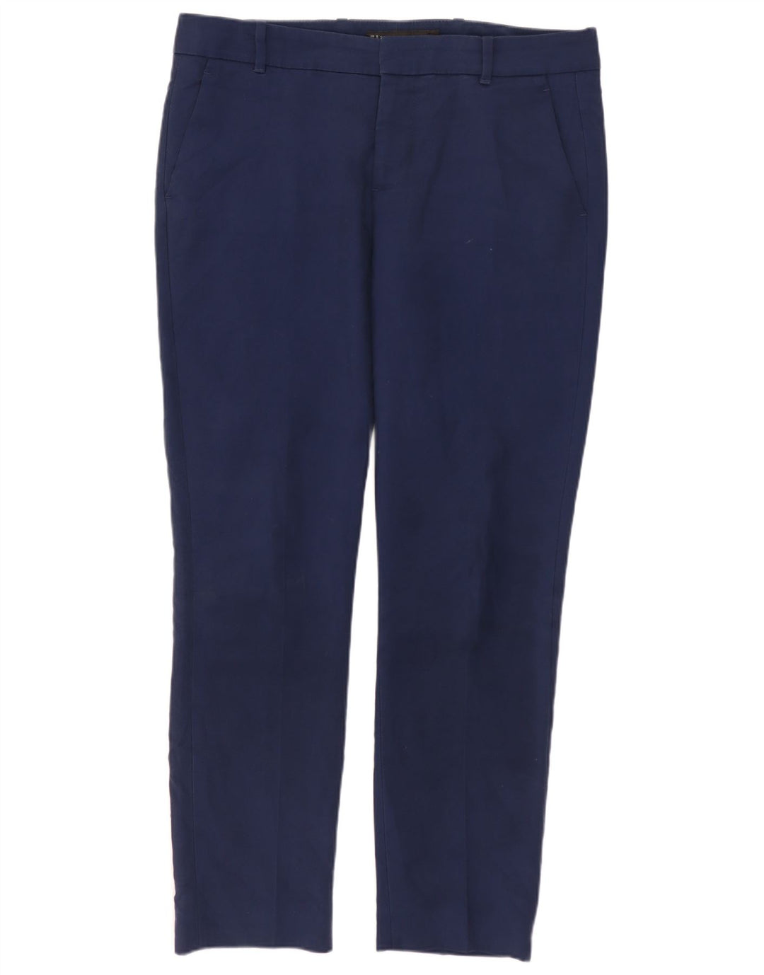 Zara Dame Slim Chino Bukser Medium W28 L28 Marineblå