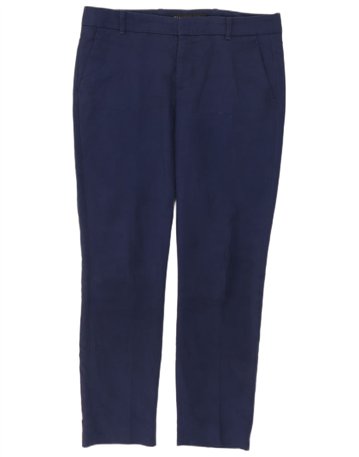 Zara Dame Slim Chino Bukser Medium W28 L28 Marineblå