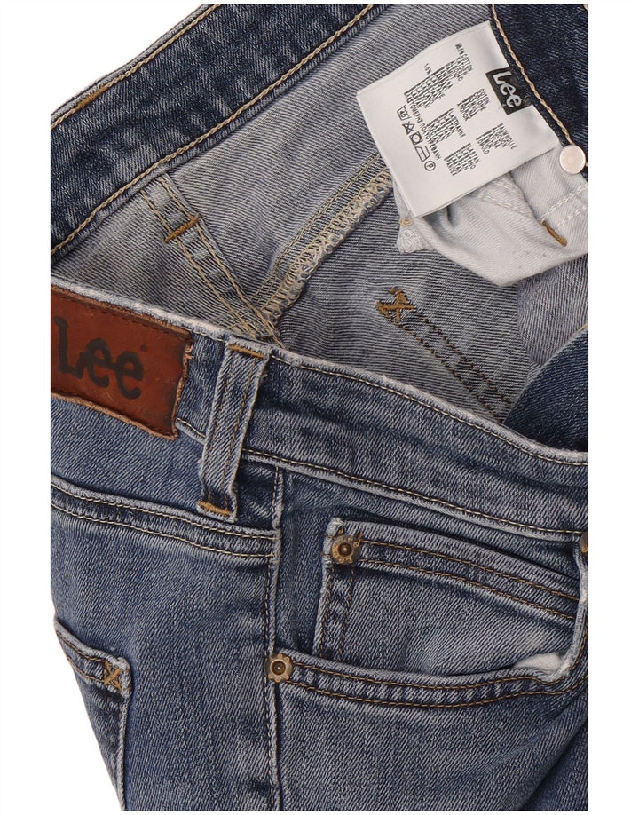 Lee Herre Marion Straight Jeans W29 L31 Blå Bomuld