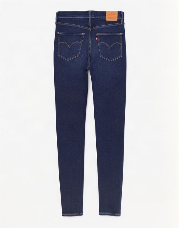 Levi's Dame 720 Super Skinny Jeans W27 L30 Marineblå Bomuld