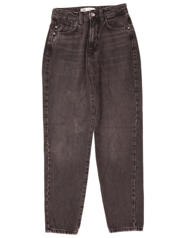 Zara Womens Tapered Jeans EU 34 2XS W24 L27 Grå