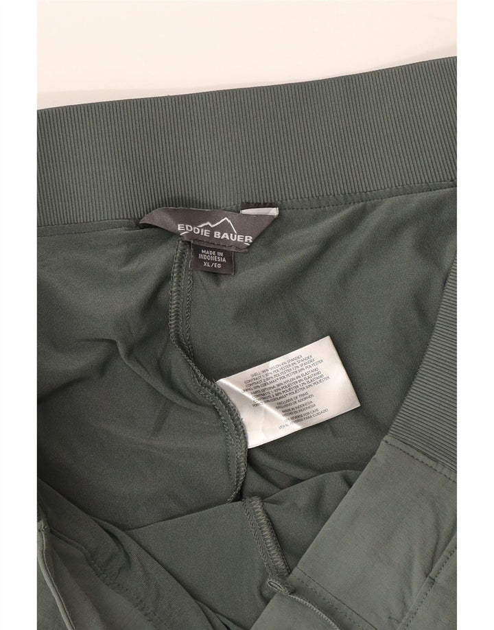Eddie Bauer Dame Cargo Nederdel XL W36 Khaki Nylon