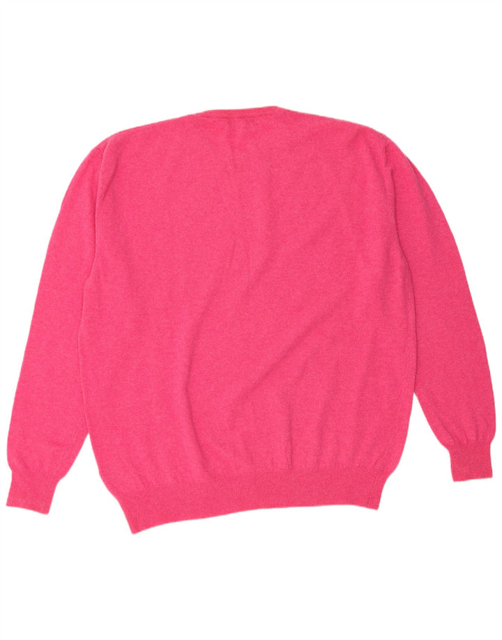 KAPPA Dame sweater med rund hals DK 22 3XL Pink lammeuld