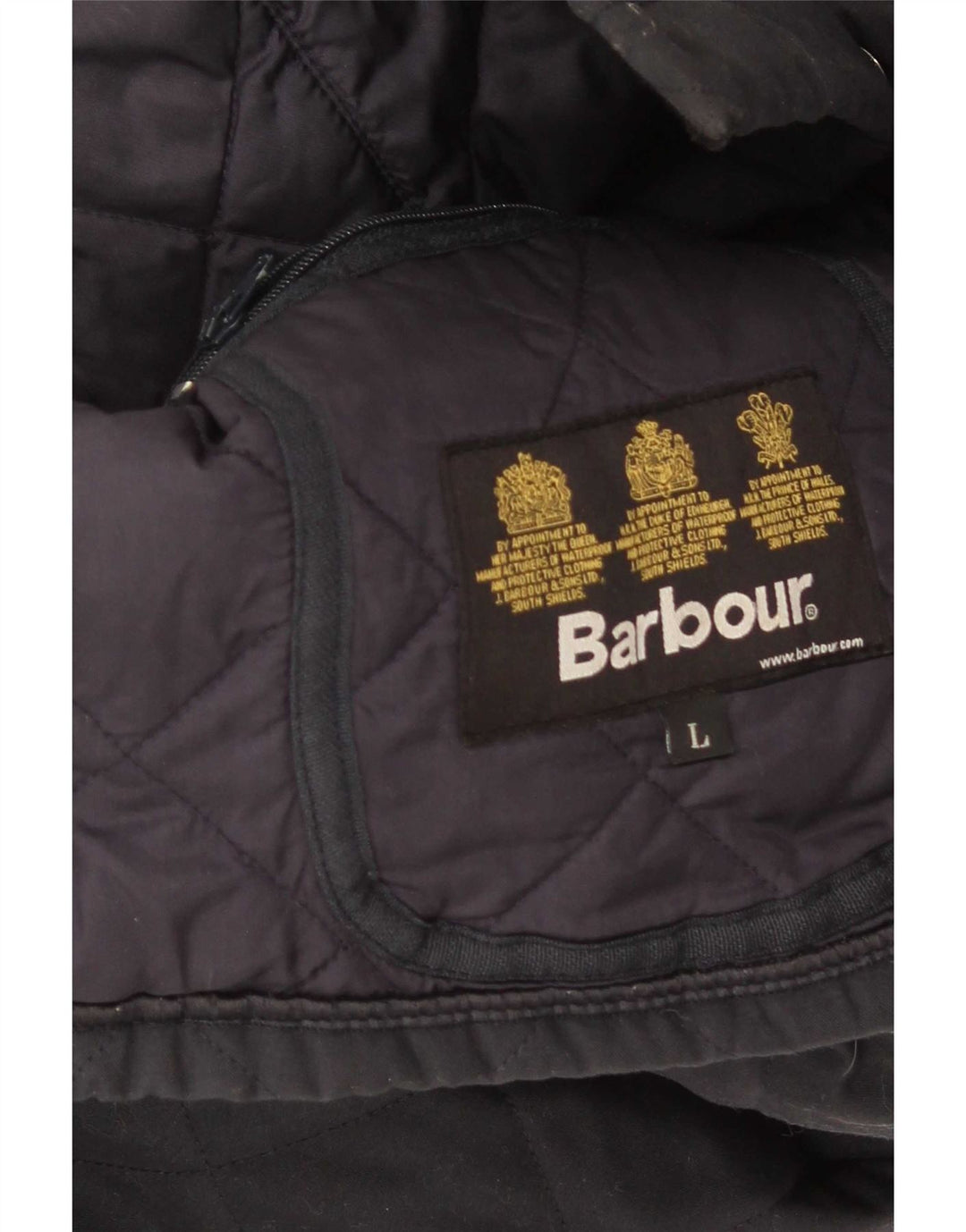 Barbour Herre quiltet jakke UK 40 Large Navy Blue