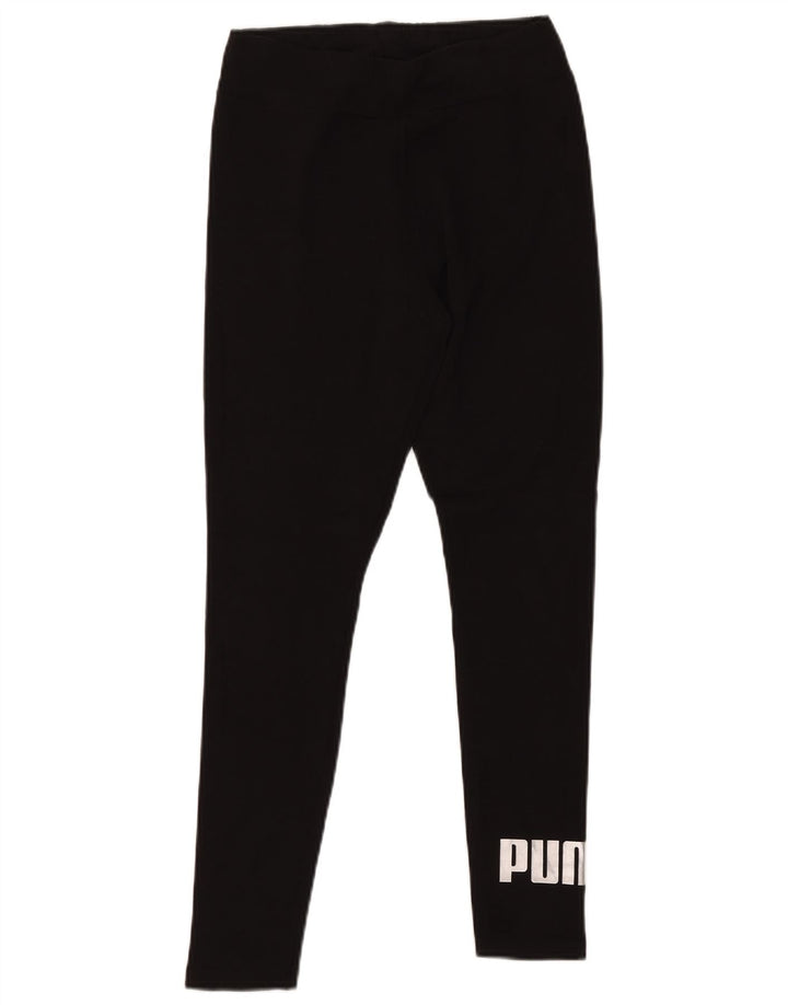 PUMA Grafiske Leggings til kvinder UK 12 Medium Sort Syntetisk
