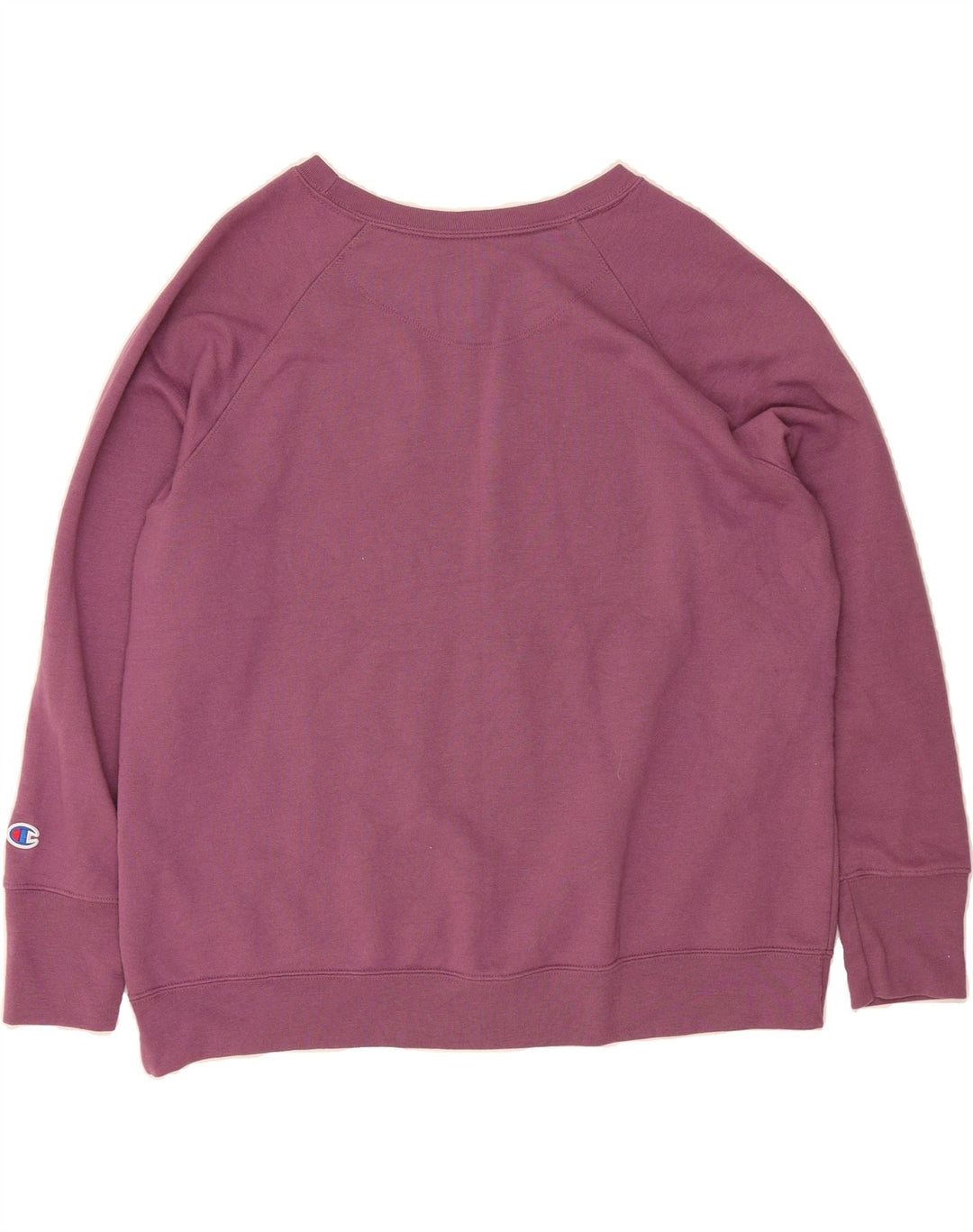CHAMPION Womens Graphic Sweatshirt Jumper UK 18 XL Pink Polyester Vintage Champion and Second-Hand Champion from Messina Hembry 