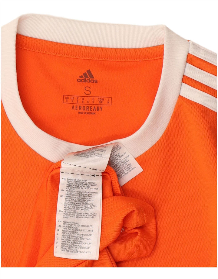Adidas Herre Aeroready T-Shirt Top Lille Orange Polyester