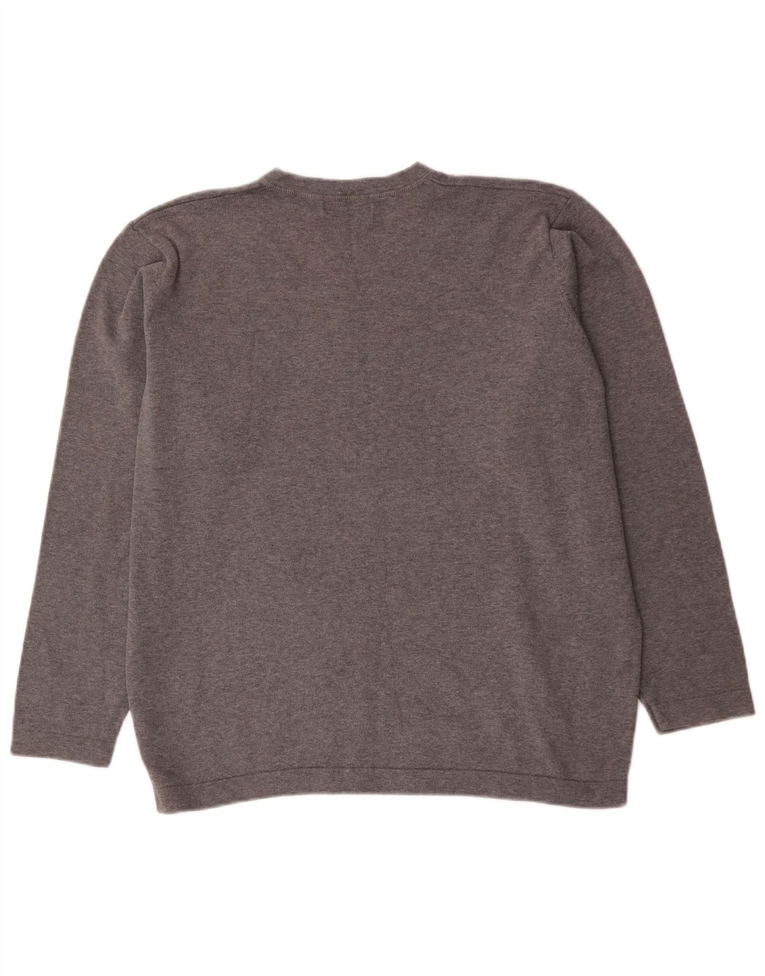 Marks & Spencer Herre V-hals sweater XL Grå Bomuld