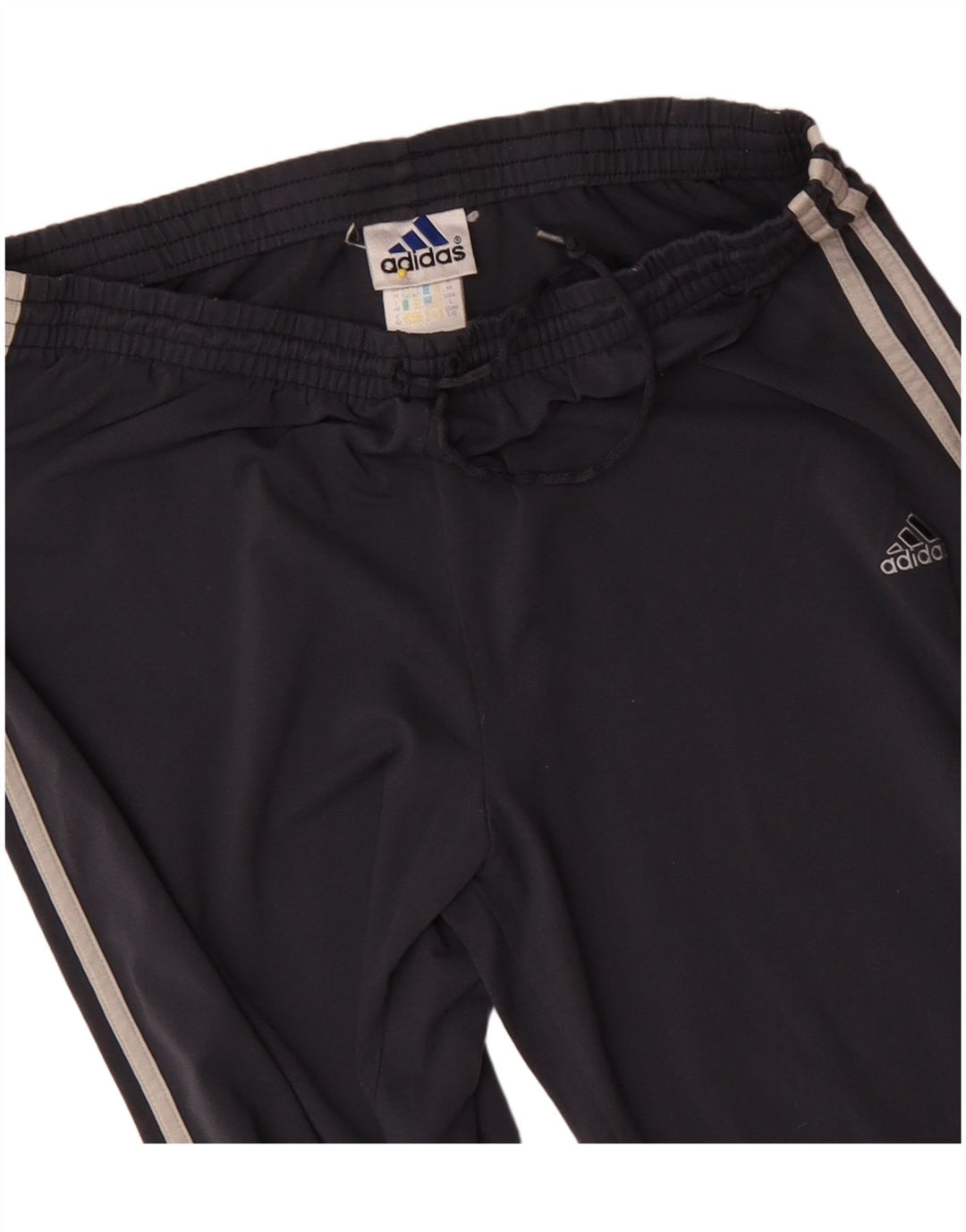 Adidas Dame træningsdragt Bukser UK 16 Large Navy Blue Polyamide