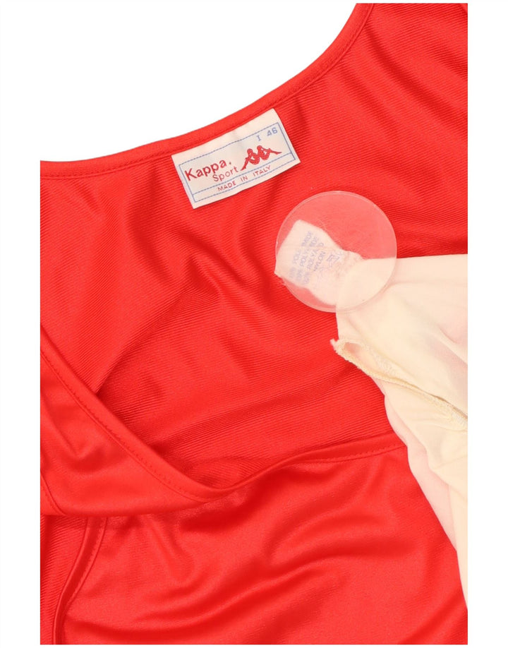 Kappa Womens Graphic 2-delt sæt IT 46 Stor rød farveblok polyamid