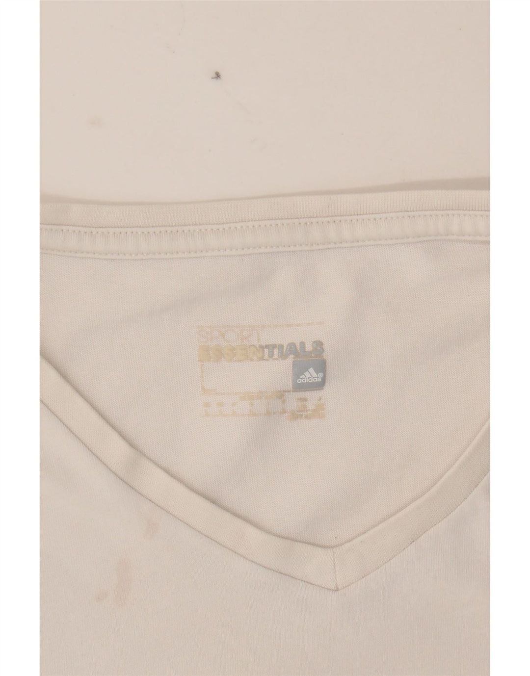 ADIDAS Mens Climalite T-Shirt Top Large White Cotton Vintage Adidas and Second-Hand Adidas from Messina Hembry 