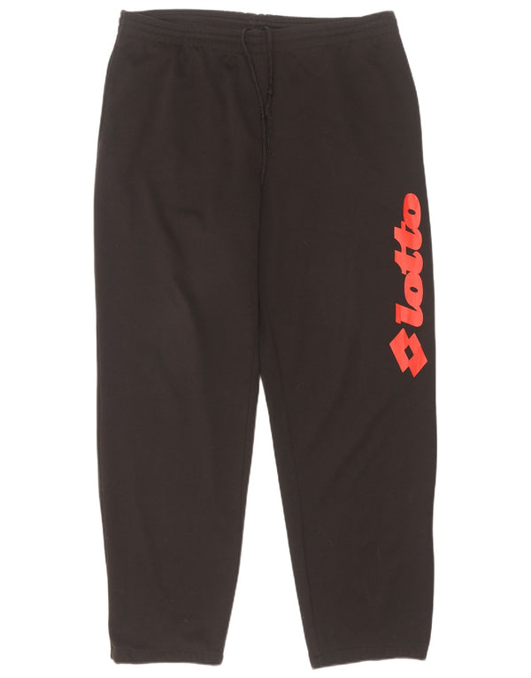 Lotto Herre grafisk træningsdragt Bukser UK 40/42 Large Black Polyester
