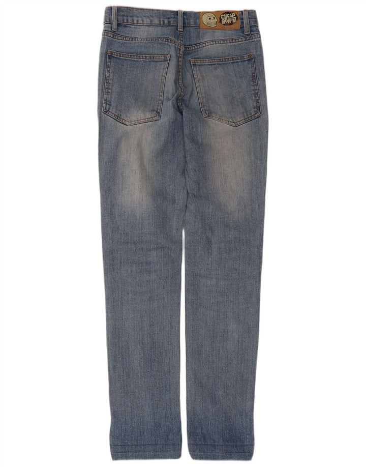 Billige Mandag Dame Slim Jeans W30 L32 Blå