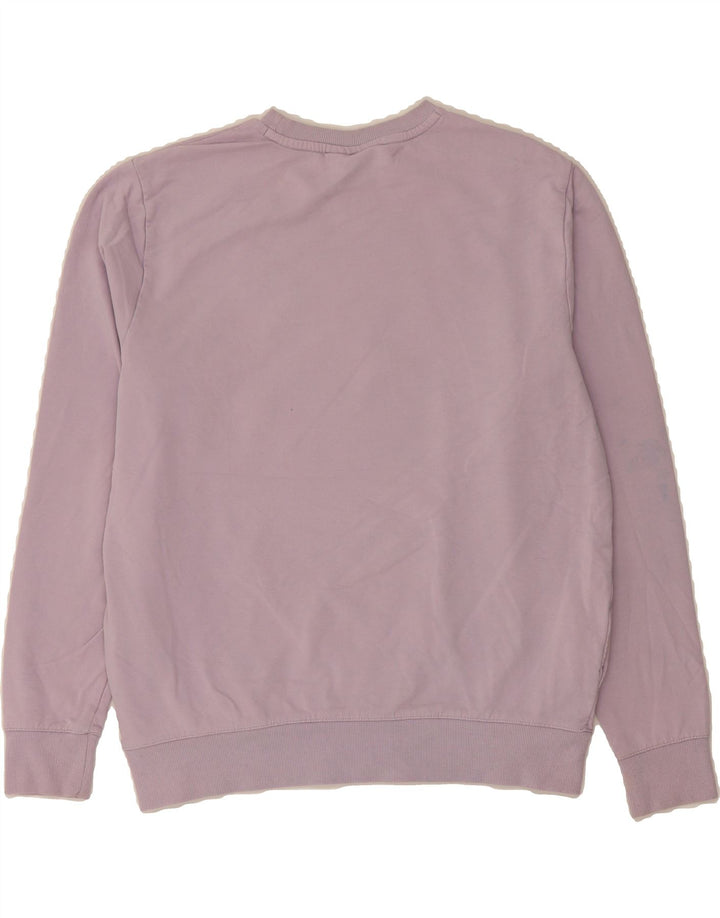 FILA Womens Sweatshirt Jumper Large Purple Cotton Vintage Fila and Second-Hand Fila from Messina Hembry 