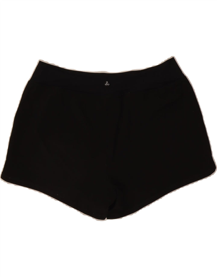 PRANA Womens Sport Shorts UK 14 Large Black Vintage Prana and Second-Hand Prana from Messina Hembry 