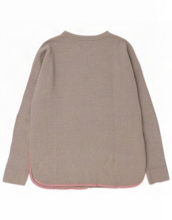 White Stuff Dame sweater med rund hals DK 12 Medium Grey Flecked