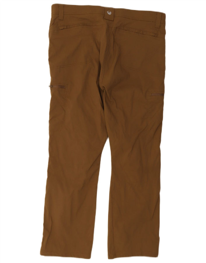 Wrangler Straight Cargo bukser til mænd W36 L30 brun nylon