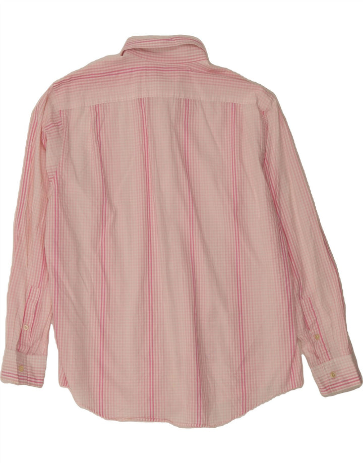 MICHAEL KORS Mens Shirt Large Pink Gingham Cotton Vintage Michael Kors and Second-Hand Michael Kors from Messina Hembry 