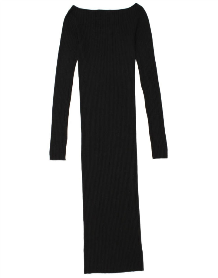 Zara Dame Jumper Dress UK 8 Small Black