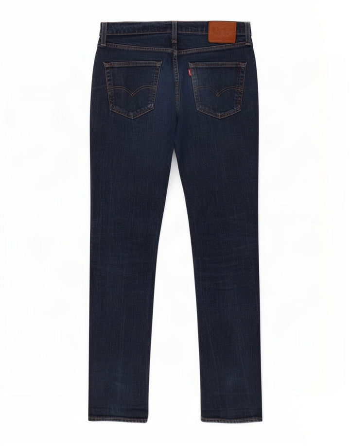 Levi's Herre 511 Slim Jeans W34 L32 Marineblå Bomuld