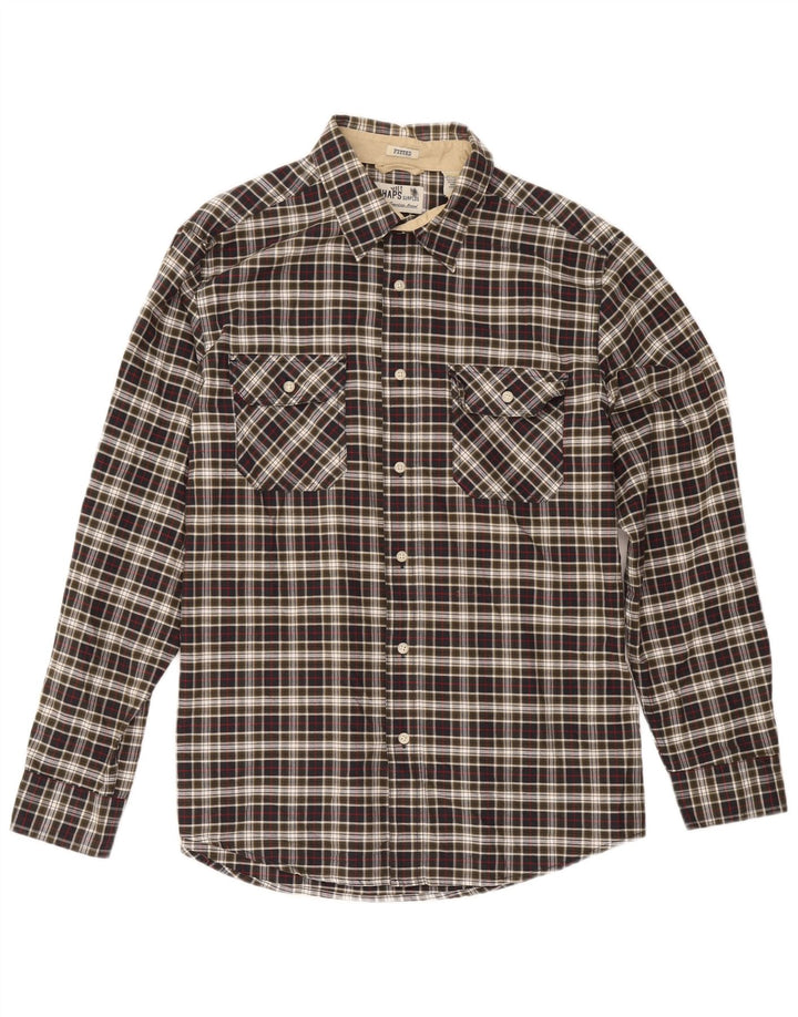 Chaps Herre Fitted Shirt Medium Flerfarvet ternet bomuld