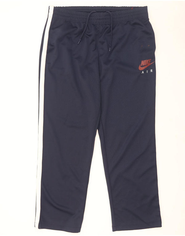 Nike Træningsdragtsbukser til mænd 2XL Navy Blue Colourblock Polyester