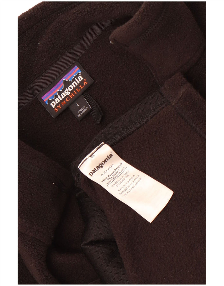 Patagonia Herre Fleecejakke UK 40 Stor Sort Polyester