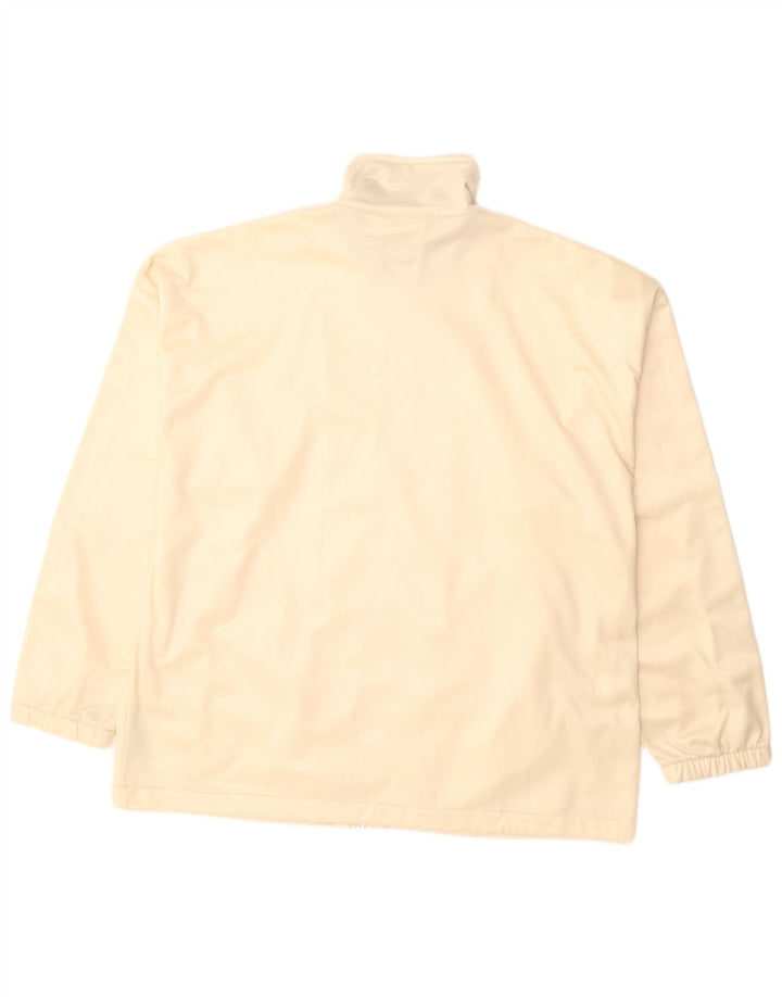 Diadora Dame Oversized grafisk træningsdragt Topjakke UK 14 Stor Beige