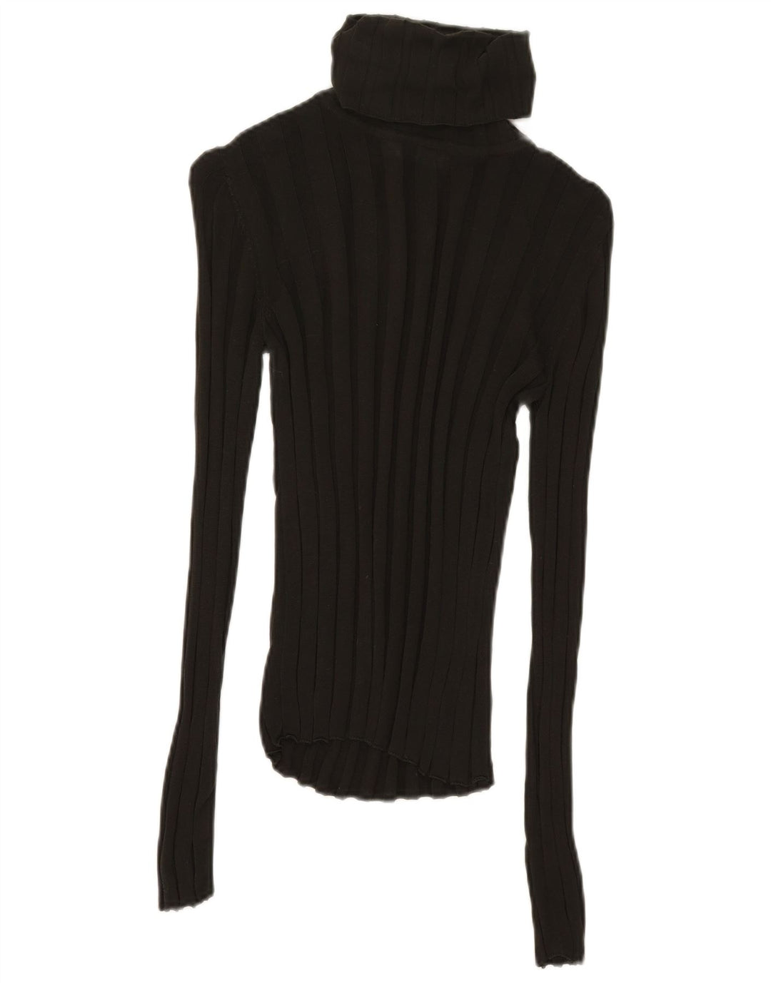 Zara Dametop Langærmet UK 12 Medium Khaki Lyocell