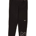 Nike Womens Grafiske Crop Leggings UK 8 Small Black Polyester
