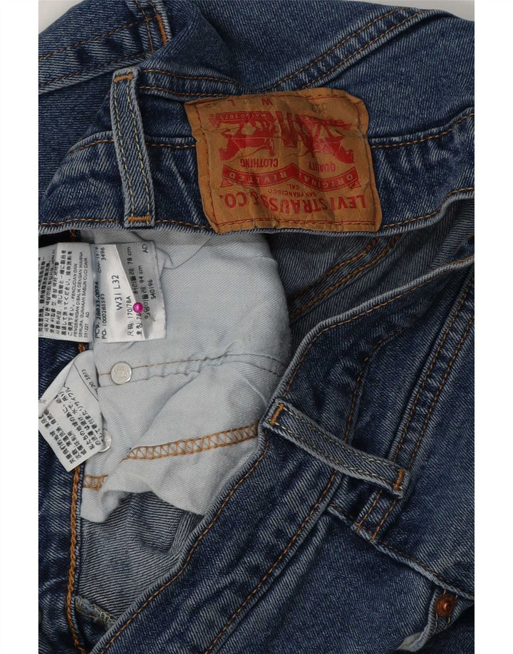 Levi's Herre 512 Slim Tapered Jeans W31 L26 Blå Bomuld