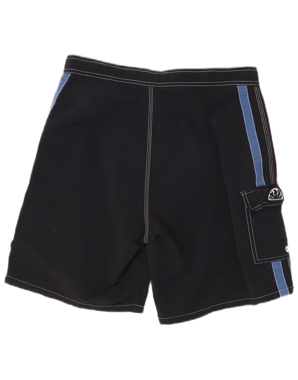Sundek Herre svømmeshorts Medium Sort Colourblock Nylon