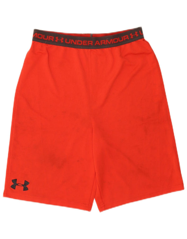 Under Armour Boys Heat Gear Grafiske sportsshorts 13-14 år XL Orange