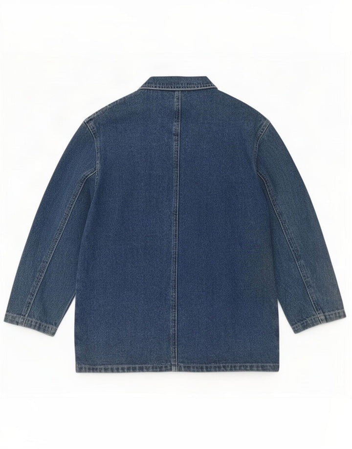Vintage Dame Denim Jacket IT 42 Medium Blue Cotton