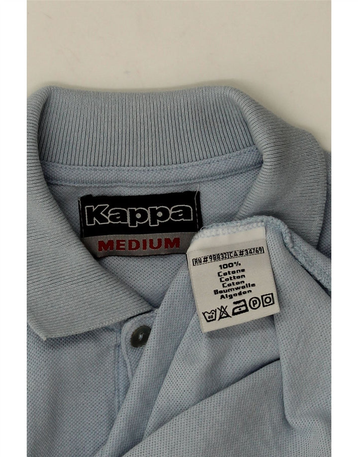 Kappa Langærmet Polo Shirt til mænd mellemblå bomuld