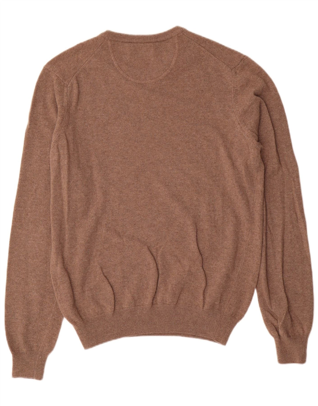 Marlboro Classics Herre V-hals sweater Stor brun uld