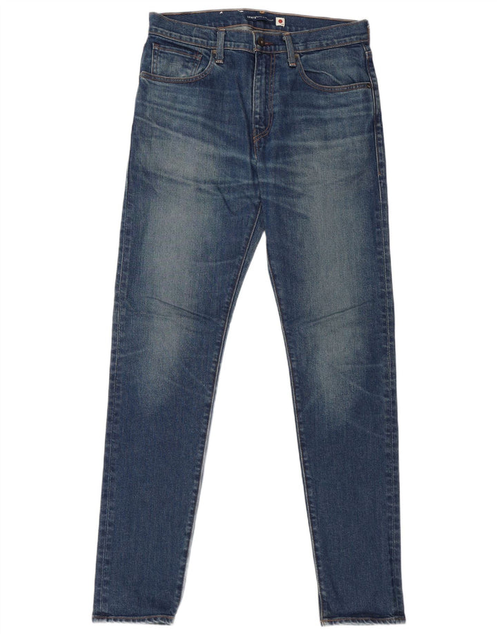 LEVI'S Herre 512 Slim Tapered Jeans W31 L34 Blå Bomuld