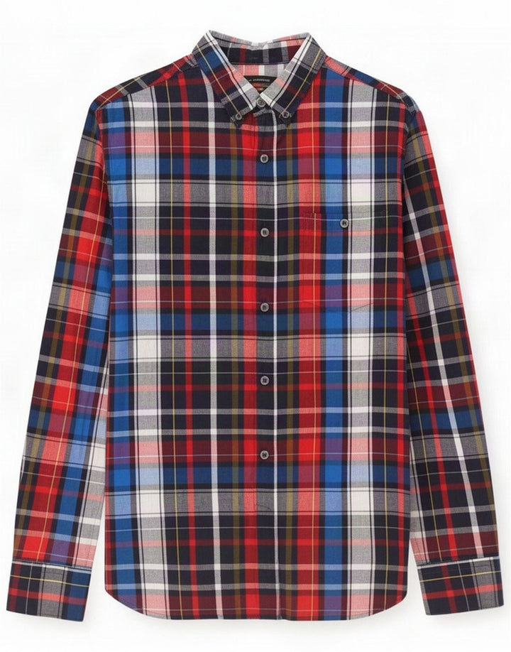 French Connection Herreskjorte Lille Flerfarvet Plaid Bomuld