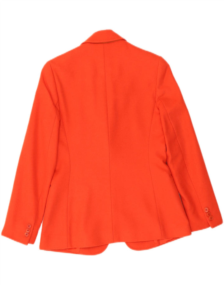 GANT Womens 1 Button Blazer Jacket UK 8 Small Orange Wool Vintage Gant and Second-Hand Gant from Messina Hembry 