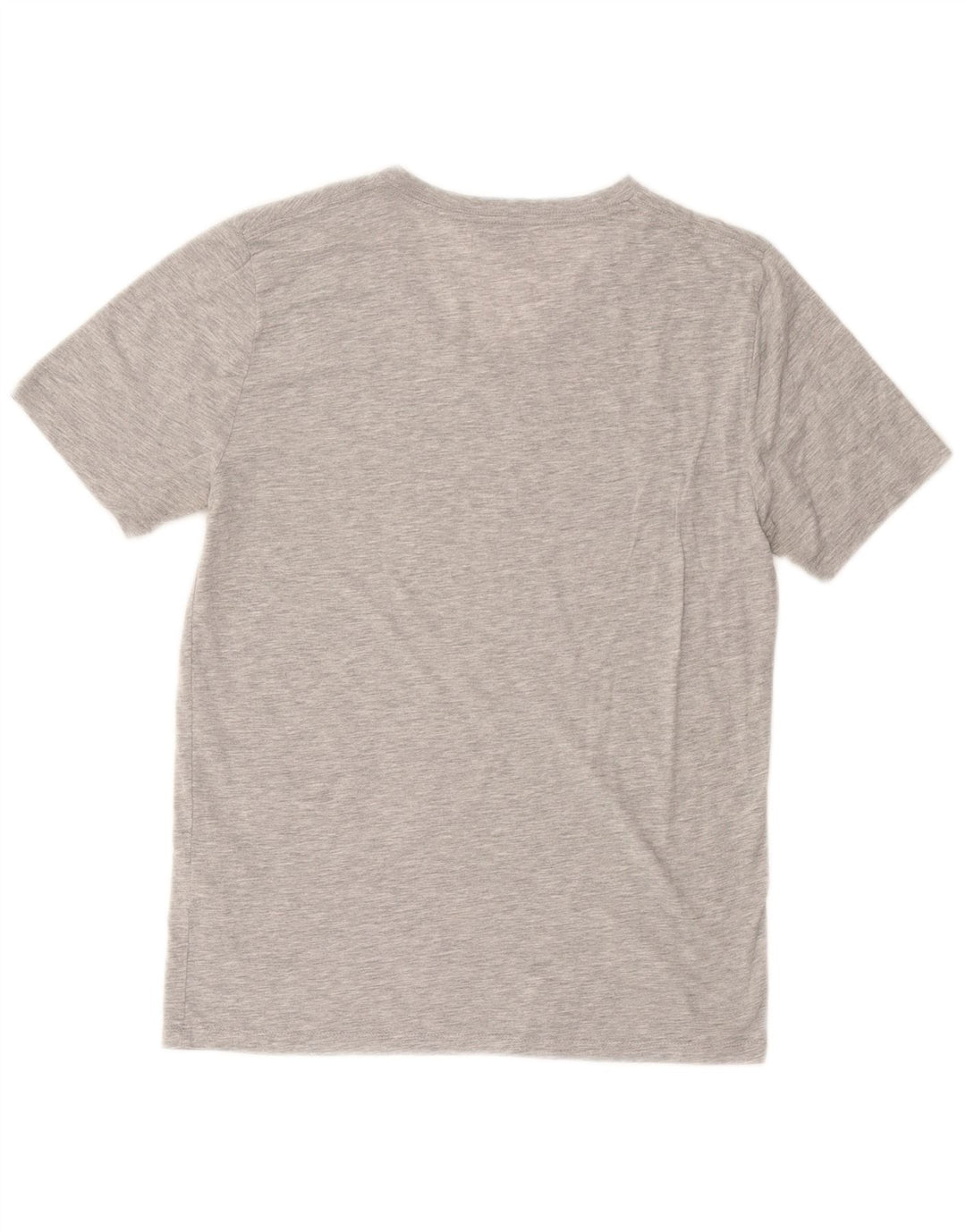 Reiss Herre T-Shirt Top Lille grå Flecked Bomuld