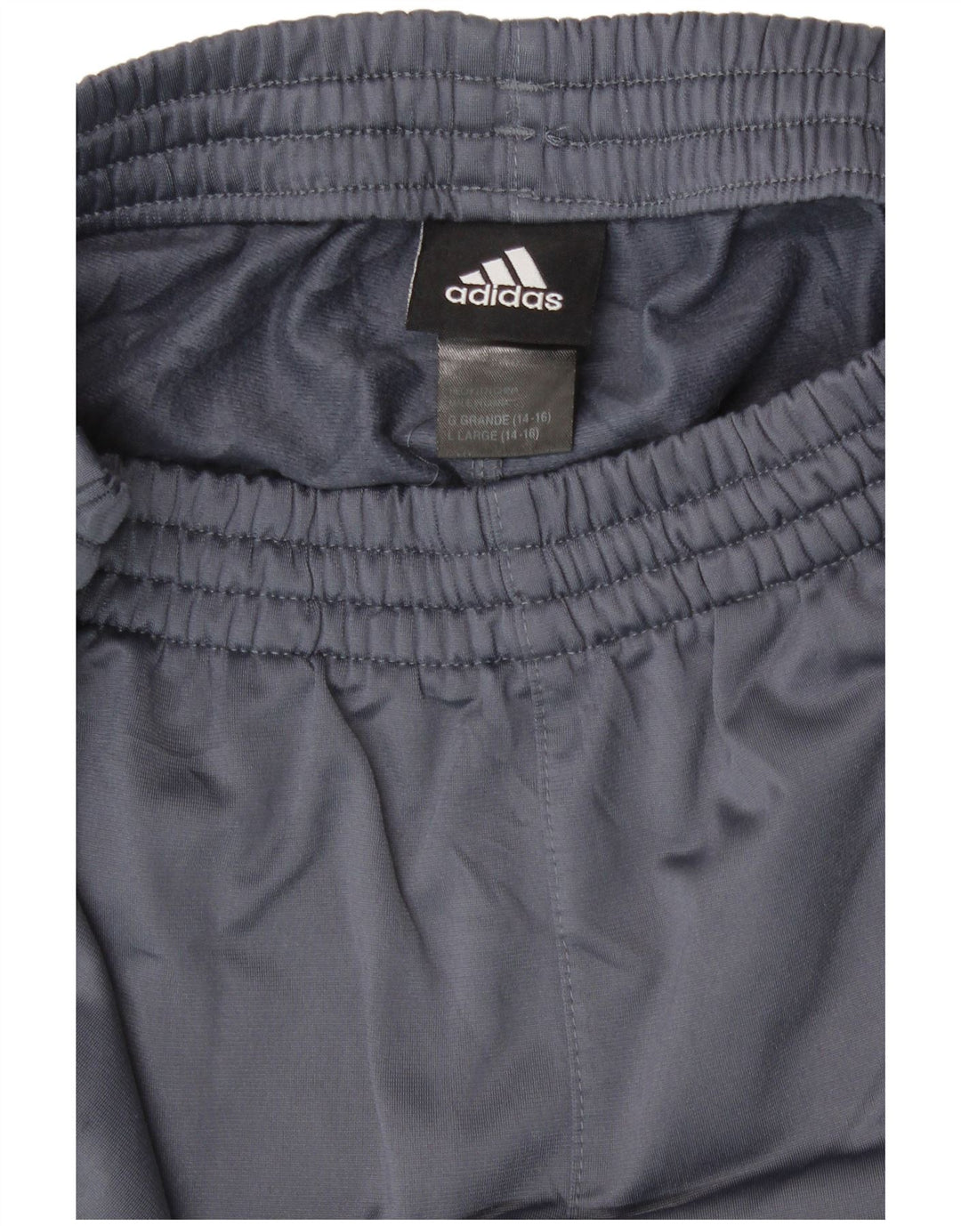 Adidas Drenge Træningsdragt Bukser 14-15 År Large Navy Blue Polyester