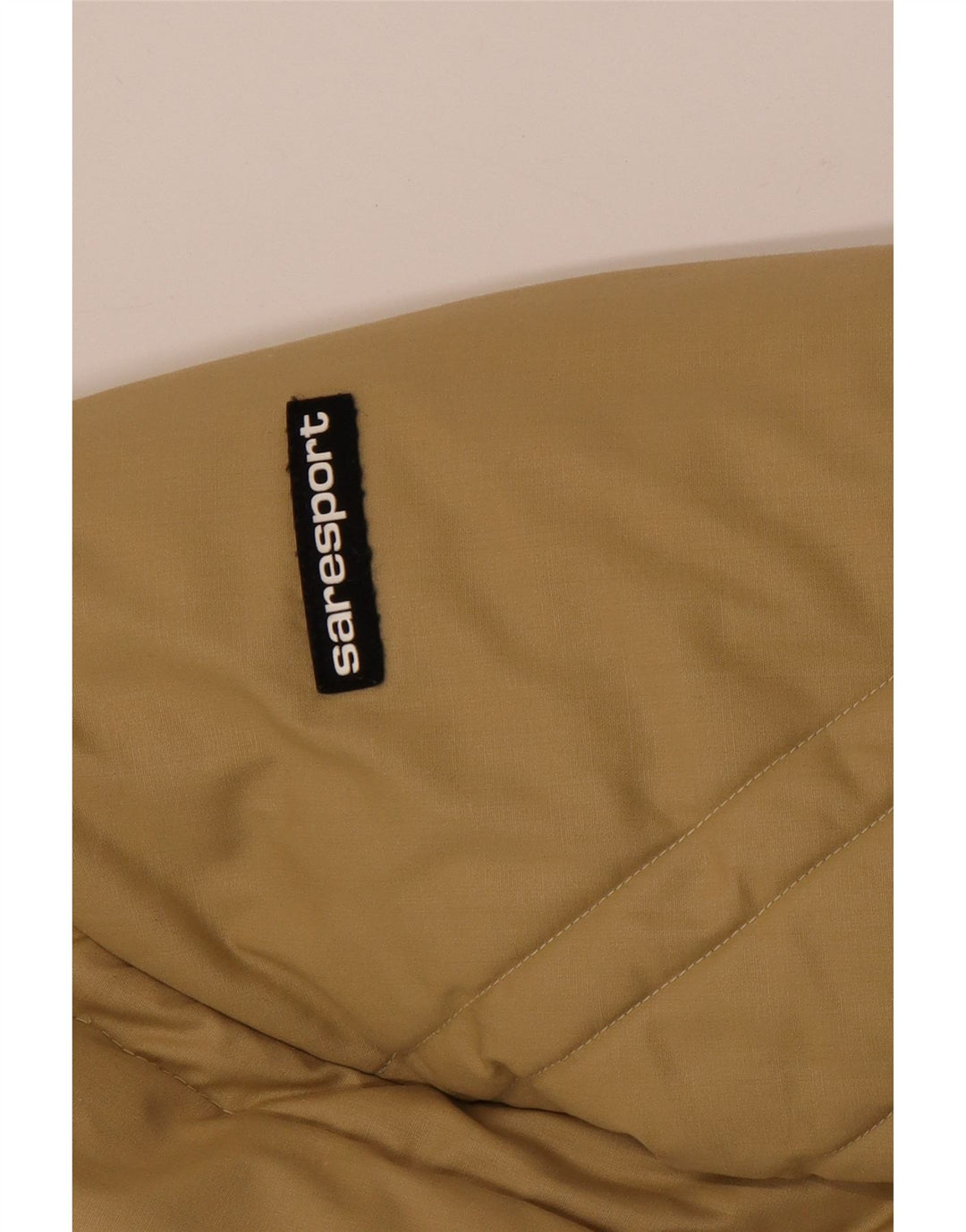 Vintage Bomber Polstret Jakke UK 38 Medium Beige