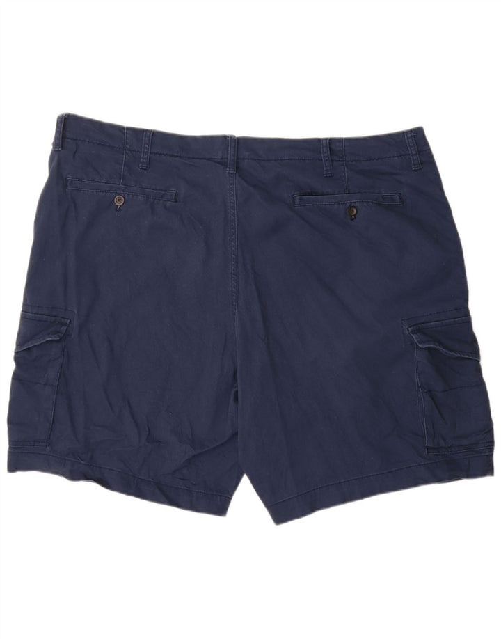 CHAPS Herre Cargo Shorts W44 2XL Marineblå Bomuld