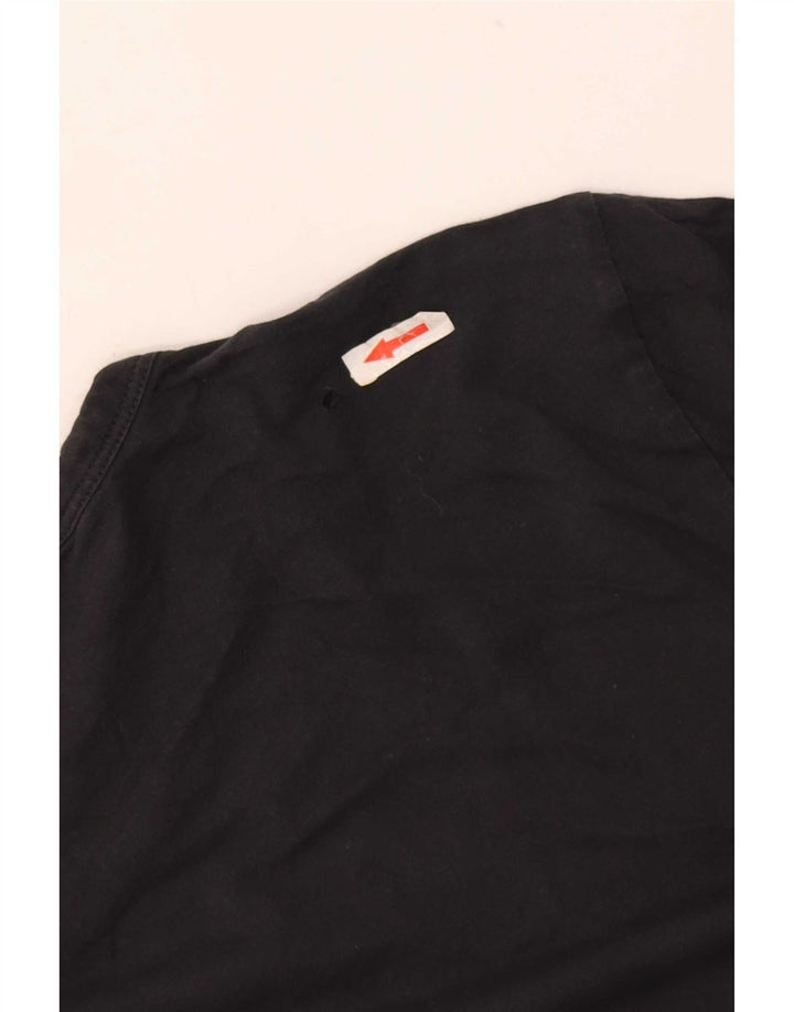 Hugo Boss Herre T-Shirt Top Medium Sort Bomuld