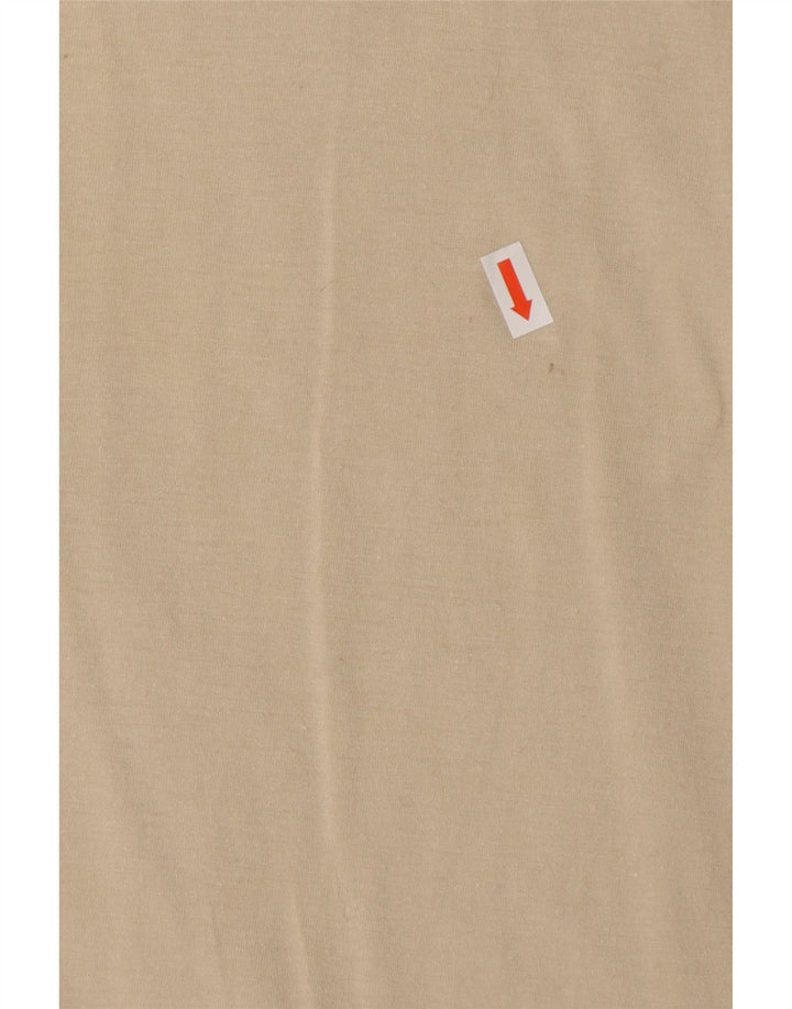 NIKE Womens T-Shirt Top US 8/10 Medium Beige Viscose Vintage Nike and Second-Hand Nike from Messina Hembry 