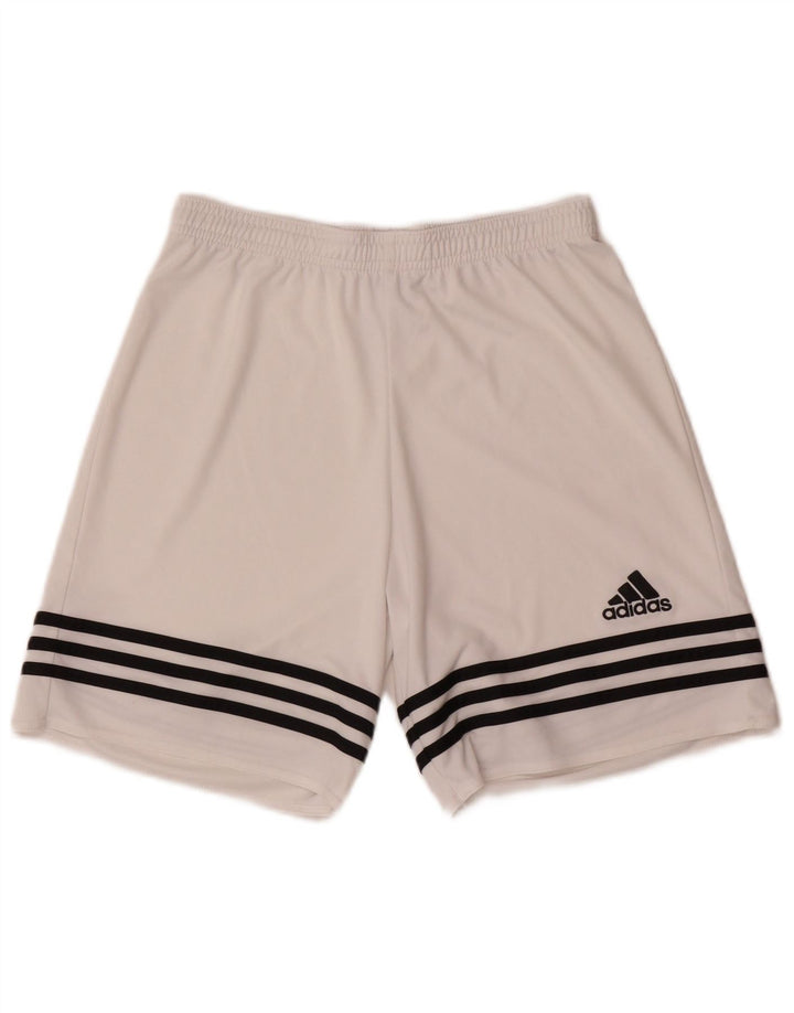 Adidas Herre Climalite Sportshorts Små hvide polyester