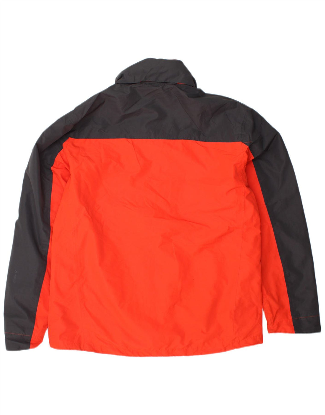 MOUNTAIN WAREHOUSE Regnjakke med hætte til mænd UK 40 Stor Orange Colourblock